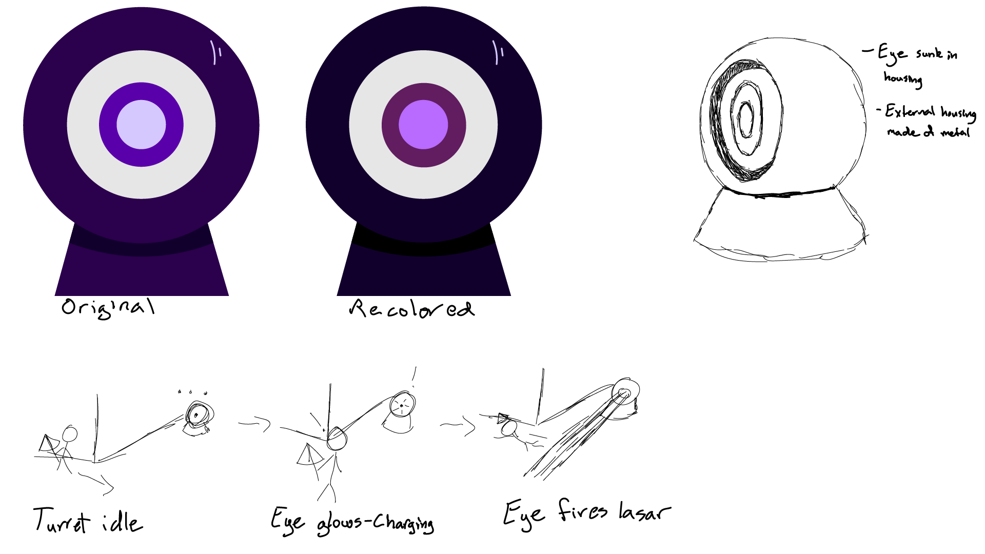Eye Turret Concept Art 1